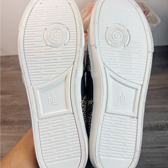 Lauren Ralph Lauren Jinny Snakeskin Slip On Sneakers size 10 IMMACULATE - Picture 10 of 10